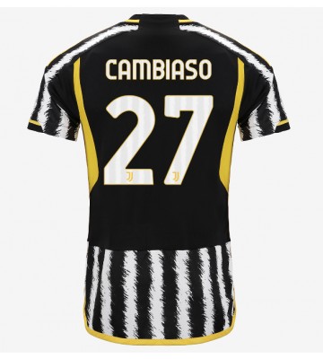 Juventus Andrea Cambiaso #27 Hjemmebanetrøje 2023-24 Kort ærmer